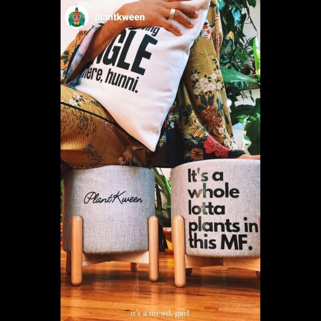 It's a Whole Lotta Plants in this MF Plant Stool